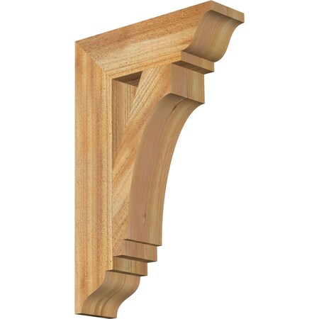 Imperial Traditional Rough Sawn Bracket, Western Red Cedar, 4W X 14D X 22H